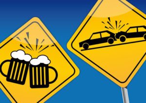 Alkohol am Steuer, Verkehrskontrolle, Sicherheit, Schild